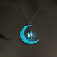 Night Moon Glow In the Dark Necklace