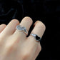 Black Heart Tibetan Silver Ring
